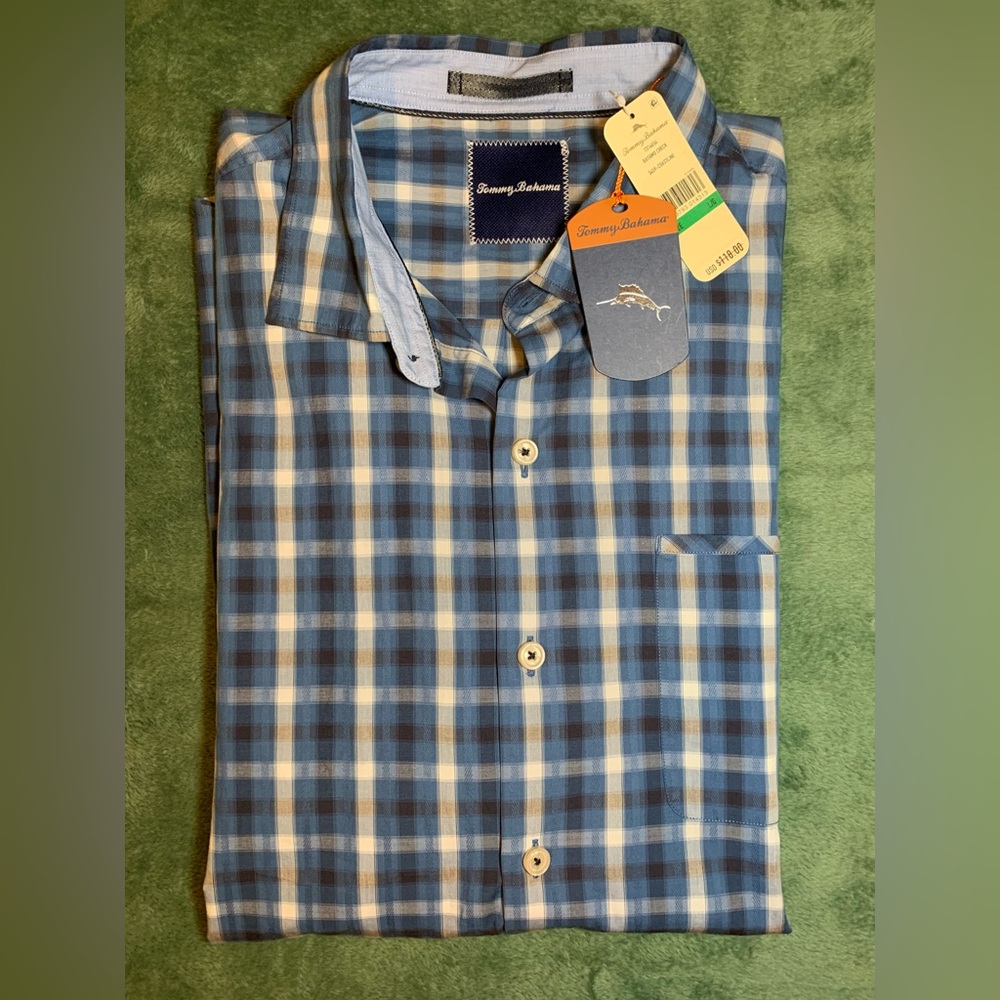 Tommy Bahama L/S Coastline shirt. Size Large, NEW (4316)